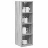 vidaXL Hanging Cabinet Grey Sonoma 30 x 29.5 x 100 cm Engineered Wood