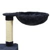 vidaXL Cat Tree with Sisal Scratching Posts Blue 122 cm
