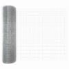 vidaXL Fence Post Silver 10 x 0.8 m (25 x 25 mm mesh) Steel