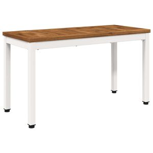 vidaXL Garden Bench 80.5 x 35 x 45 cm Solid Acacia Wood Rectangular