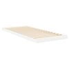 vidaXL Floor Bed Frame White 75 x 190 cm Engineered Wood