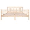 vidaXL Bed Frame without Mattress Super King Solid Wood
