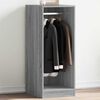 vidaXL Wardrobe Grey Sonoma 48x41x102 cm Engineered Wood