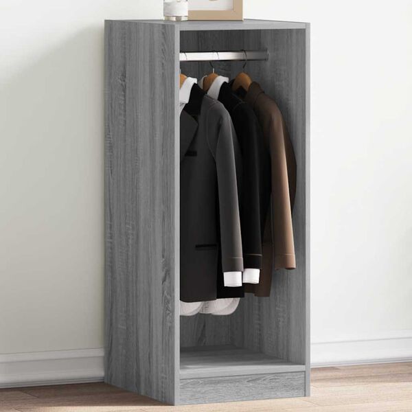 vidaXL Wardrobe Grey Sonoma 48x41x102 cm Engineered Wood