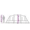 vidaXL Family Tent Tunnel 6-Person Grey Waterproof