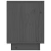 vidaXL Bedside Cabinets 2 pcs Grey 40x30x40 cm Solid Wood Pine