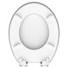 SCH&Uuml;TTE High Gloss Toilet Seat with Soft-Close ASIA MDF
