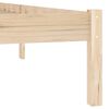 vidaXL Bed Frame without Mattress 137x190 cm Solid Wood Pine Full
