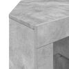 vidaXL Corner LED TV Cabinet Concrete Grey 100 x 40 x 50 cm