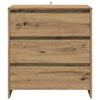 vidaXL 2 Piece Sideboard Artisan Oak Engineered Wood