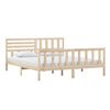 vidaXL Bed Frame without Mattress Super King Solid Wood