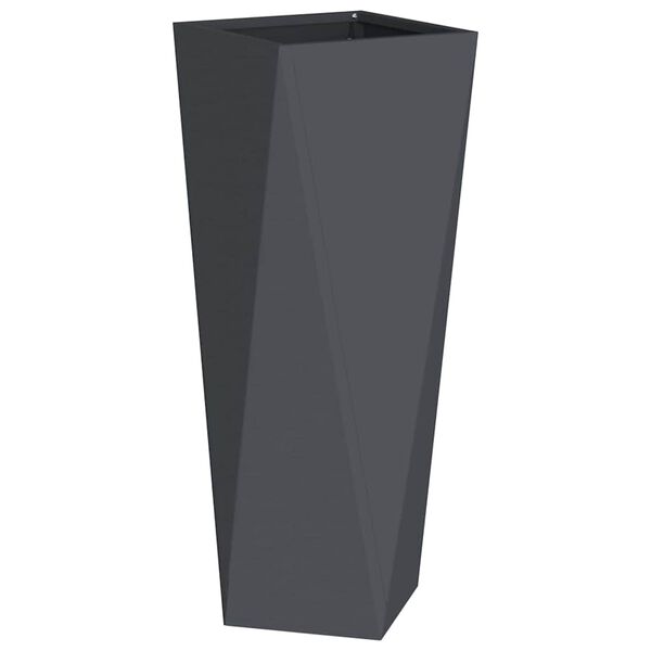 vidaXL Planter Anthracite 30 x 30 x 75 cm Steel