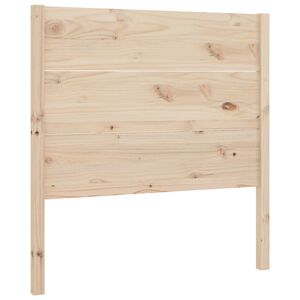 vidaXL Headboard 81x4x100 cm Solid Wood Pine