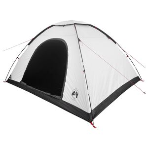 vidaXL Camping Tent 6-Person White Blackout