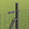 vidaXL Fence Posts Manual 13 pcs Grey Ø32mm 170 cm Galvanised steel