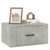 vidaXL Wall-mounted Bedside Cabinets 2 pcs Concrete Grey 50x36x25 cm