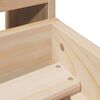 vidaXL Bed Frame without Mattress 90x190 cm Single Solid Wood Pine