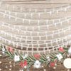vidaXL Globe Fairy String Lights 20m 200 LED Cold White 8 Function