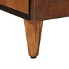 vidaXL Sideboard with Storage Walnut 40 x 33 x 75 cm Solid Mango Wood