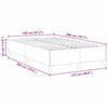 vidaXL Box Spring Bed Light Grey 120 x 200 cm Velvet