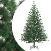 vidaXL Artificial Hinged Christmas Tree 150 cm PVC and Metal Green