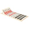 vidaXL Bed Frame without Mattress with 12 Slats Adjustable Head 120x200cm