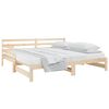 vidaXL Pull-out Day Bed without Mattress 2x(80x200)cm