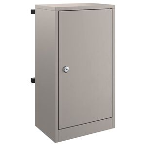 vidaXL Mailbox with Storage Rusty 30 x 20 x 55 cm Weathering Steel