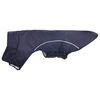vidaXL Dog Raincoat with Reflective Strips Polyester Navy Blue M