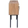 vidaXL Side Cabinet 110x30x75 cm Solid Teak