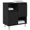 vidaXL Sideboard Black Oak 60 x 35 x 70 cm