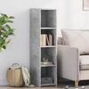 vidaXL Highboard Concrete Grey 30x41x124 cm Engineered Wood