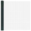 vidaXL Fence Post Green 25 x 1.5 m (16 x 16 mm mesh) Steel and PVC