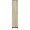 vidaXL Bookcase Sonoma Oak 80.5x35x170.5 cm Engineered Wood
