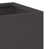 vidaXL Raised Garden Planter Black 100 x 26 x 82 cm Steel