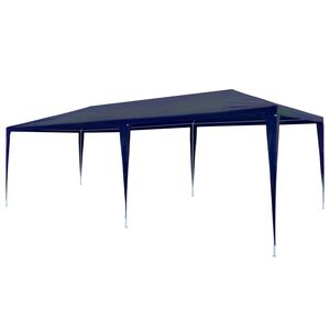 vidaXL Partytent | Blue | PE roof, steel frame | Large | Collapsible