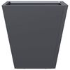vidaXL Garden Planters Anthracite 2 pcs 30x30x30 cm Steel