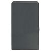 vidaXL Digital Safe with Lock Dark grey 40 x 35 x 60 cm Steel