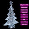 vidaXL Christmas Tree with 100 LEDs Cold white 120 cm Acrylic