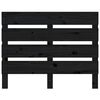 vidaXL Headboard Black 100x3x80 cm Solid Wood Pine