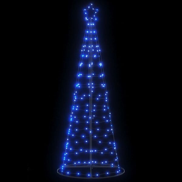 vidaXL LED Christmas Tree 200 LEDs Blue 180 cm