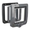 TRIXIE 4-Way Cat Flap Door with 2 Tunnels Grey