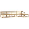 vidaXL Outdoor Sofa Set 5 pcs White Solid Acacia Wood