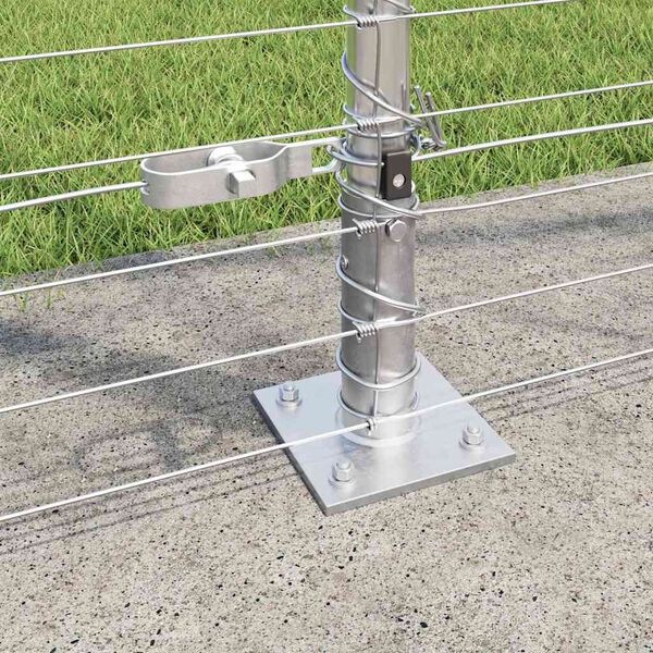 vidaXL Fence Post Galvanized 25 x 1.6 m Steel