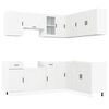 vidaXL 11 Piece Kitchen Cabinet Set Porto White Engineered Wood
