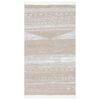 vidaXL Rug Beige 120x180 cm Cotton