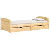 vidaXL Day Bed with 2 Drawers without Mattress "IRUN" 90x200 cm