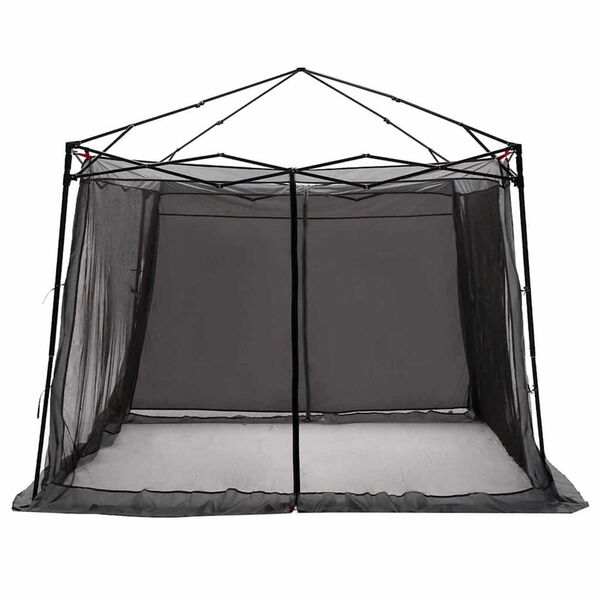 vidaXL Inner Tent with Roof Grey and Orange 303 x 303 x 196 cm Taffeta