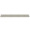 vidaXL Wall Shelves 4 pcs Concrete Grey 60x9x3 cm