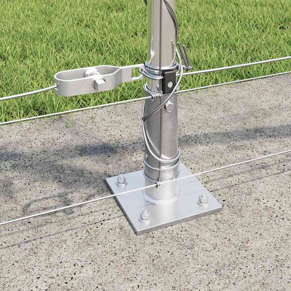 vidaXL Fence Post Galvanized 100 x 0.8 m Steel